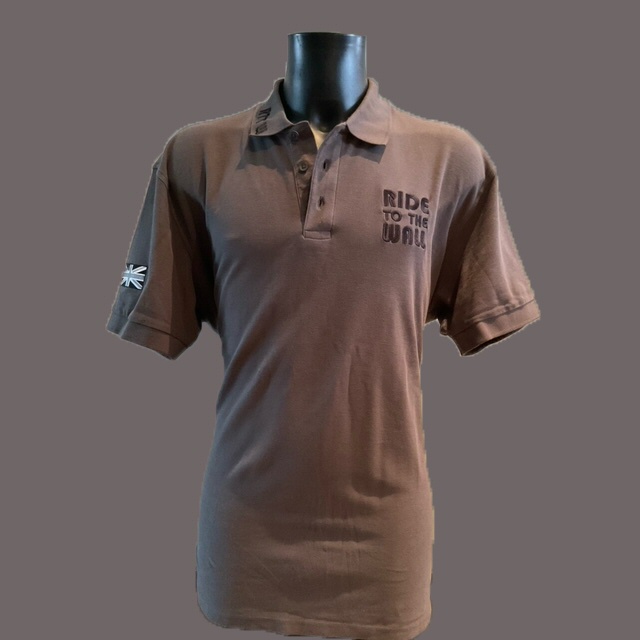 Mens Grey Polo Shirt-Small, Chest Size 40"